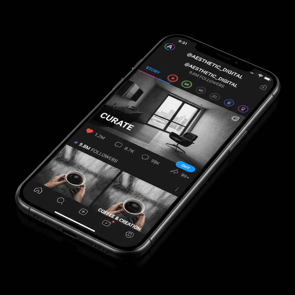 Social media management example